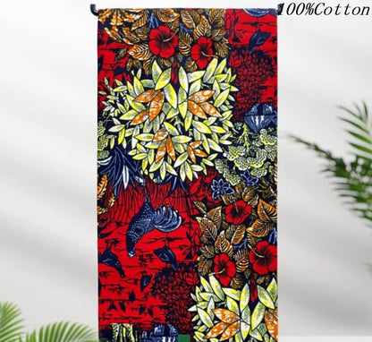 New African Ankara Batik Fabric Super Real Wax African Cotton Material Prints Wax Tissu For Sew 6yards - AS PICTURE Z