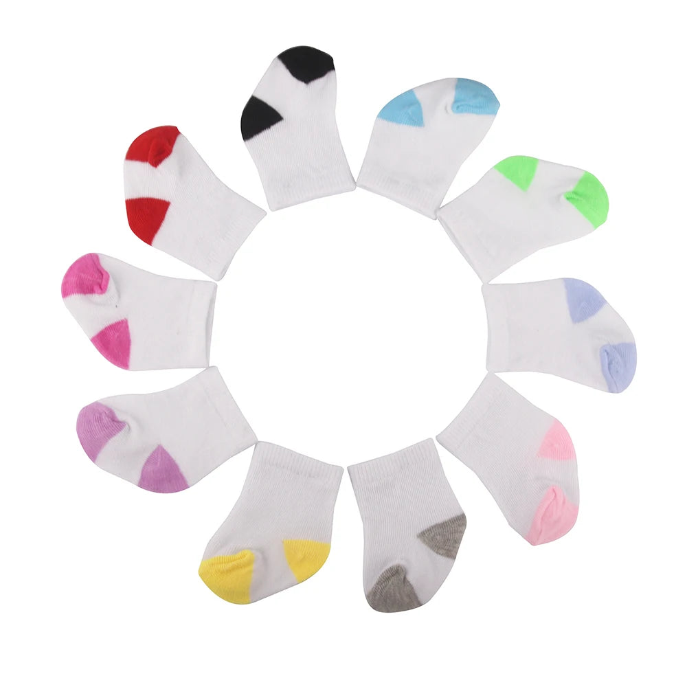 Doll Accessories Socks Heart Stripe Solid Color Knit Doll Socks For 43cm Baby New Born&18 inch American,OG Girl Doll Toy