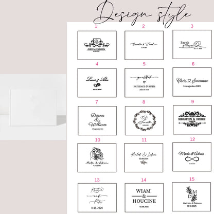 Personalized Guest Book for Wedding Noble Message Photo Album Simple Elegant Horizontal Wedding Reception Signing Book Party 