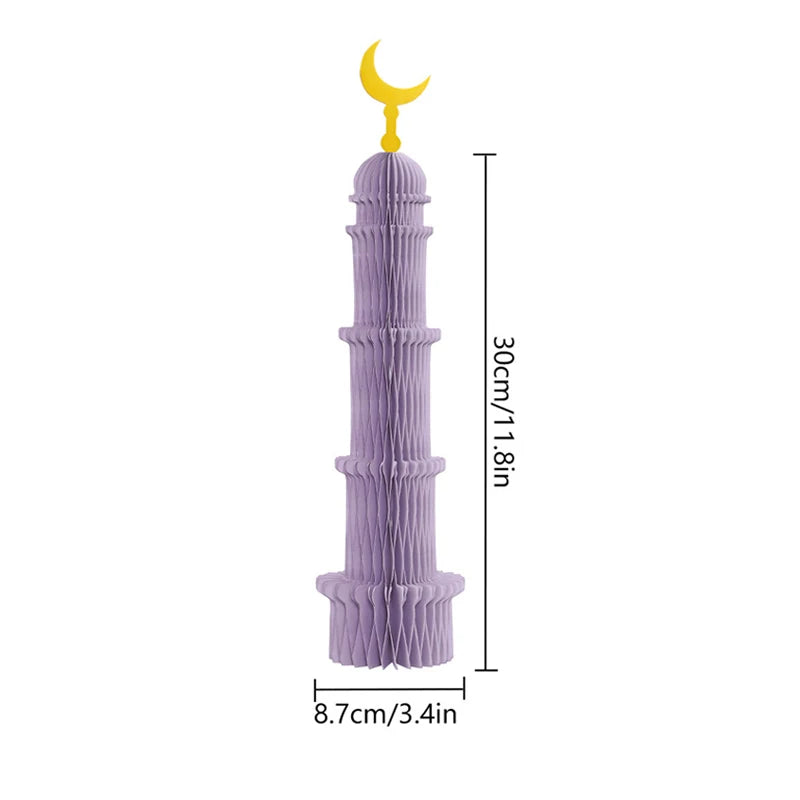 Ramadan decorations 2026 Honeycomb Ball Party Favors Gifts Ramadan Decoration 2026 Ramadan Festival Eid Bedroom Backdrop Deco