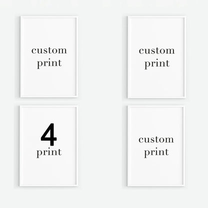Custom Print Canvas Painting By Your Photo Canvas Poster Personal Gift Customize Figure Animal Pets Pictures Home Decor Print