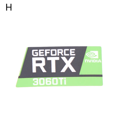 Laptop Graphics Card Label Laptop Desktop Label For Computer PC Laptop Accessories RTX 3090TI 3080TI 3070 3060 Desktop Sticke