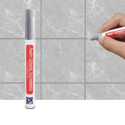 1/3 Pcs Waterproof White Marker Pen Wall Seam Repair Tiles Grout Markers Pens Floor Bathroom Decontamination Paint Brush Tool