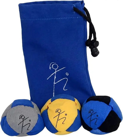 DirtBag Hacky Sacks Ball,Assorted Hacky Sack Footbag Bulk Hand-Made Sand Filled for Adults, Juggling Balls for Party &Trainin