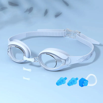 Kids Swimming Goggles Waterproof Swim Eyewear Glasses Anti-fog&Leak Girls Boys Youth Quick Adjustable Strap Age 3-14 Years Ol