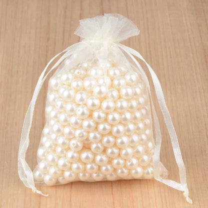 100pcs 24 Colors Jewelry Packaging Bag 5*7 7*9 9*12 10*15cm Organza Bags Gift Storage Wedding Drawstring Pouches Wholesales -