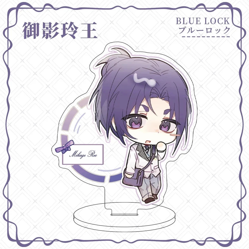 Anime BLUE LOCK Figure MICHAEL KAISER Itoshi Sae Rin Itoshi Acrylic Stand Model Plate Desk Decor Birthday Gift Toy - LG418