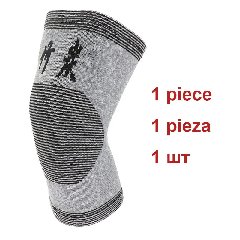 Bamboo Charcoal Knee Warmers for Men & Women - Breathable Thin-Knit Thermal Sleeves with Anti-Slip Grip, Joint Support Comfor