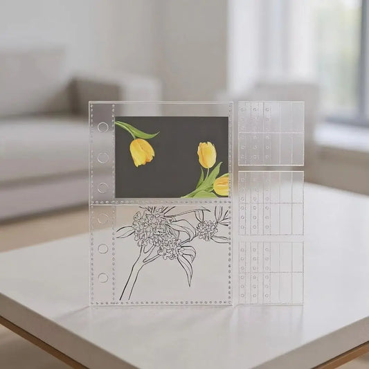 A7 Binders A7 A7 Binder Pages Clear 6-Ring Binder Refill Transparent Pages