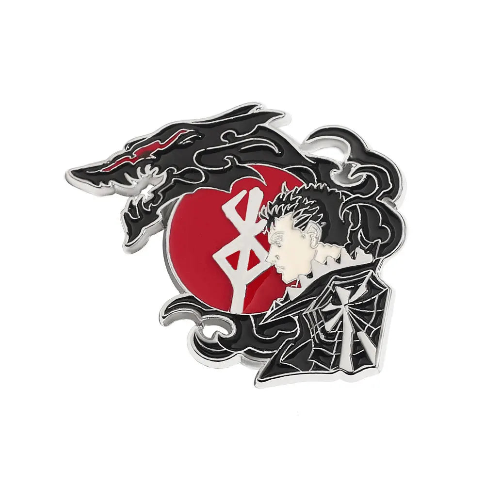 Berserk Beherit Anime Game Red Cartoon Brooch Lapel Pin Backpack Hat Clothing Accessories Badge Jewelry Gift For Friends - 03