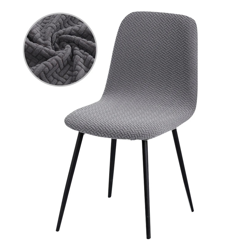Higher Quality Velvet Chair Cover 1/2/4/6 pcs Stretchable Chair Cover For Dining Room 2 Type of Fabrics Chair Slipcover For H