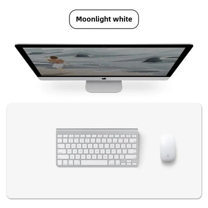 1 Pcs Large Size 600*300mm Office Desk Protector Mat PU Leather Waterproof Mouse Pad Desktop Keyboard Desk Pad Gaming Mousepa