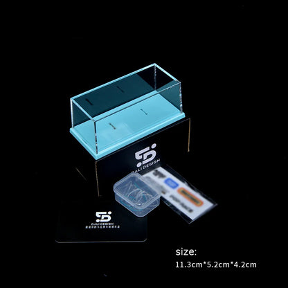 1/64 Acrylic Model Car Display Case Box - Clear Cover for Collectibles Gift (No Car Included) 1pcs