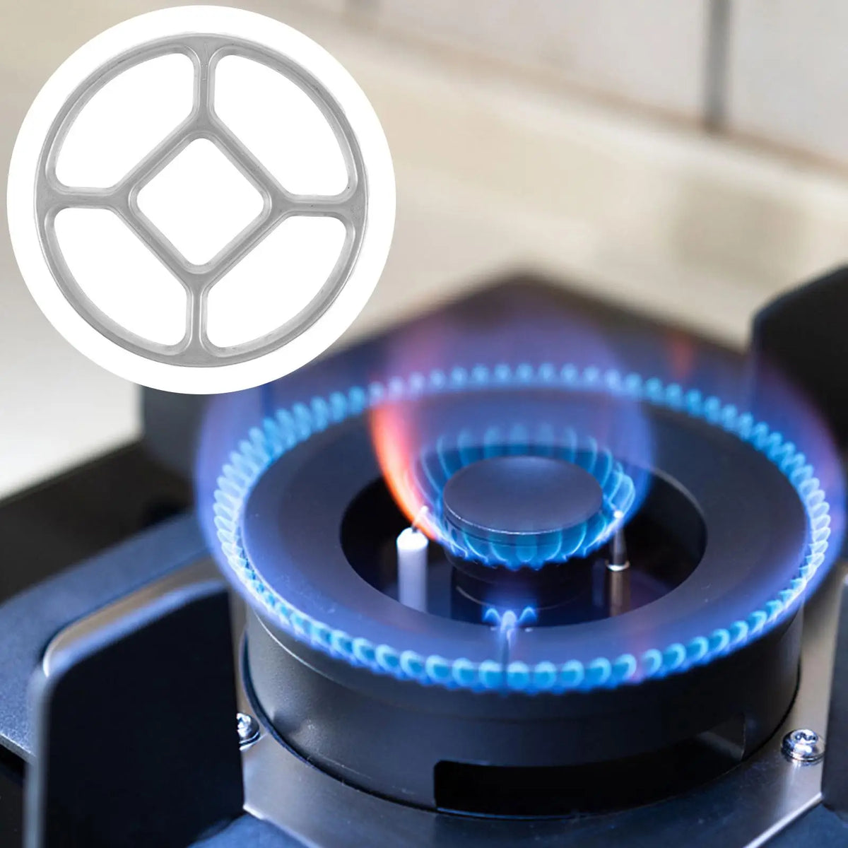Auxiliary Support Small Pot Wok Steamer Rack Stand Gas Burner Utensils Stovetop Grill Ring Electric Alloy Stoves for Kitchens