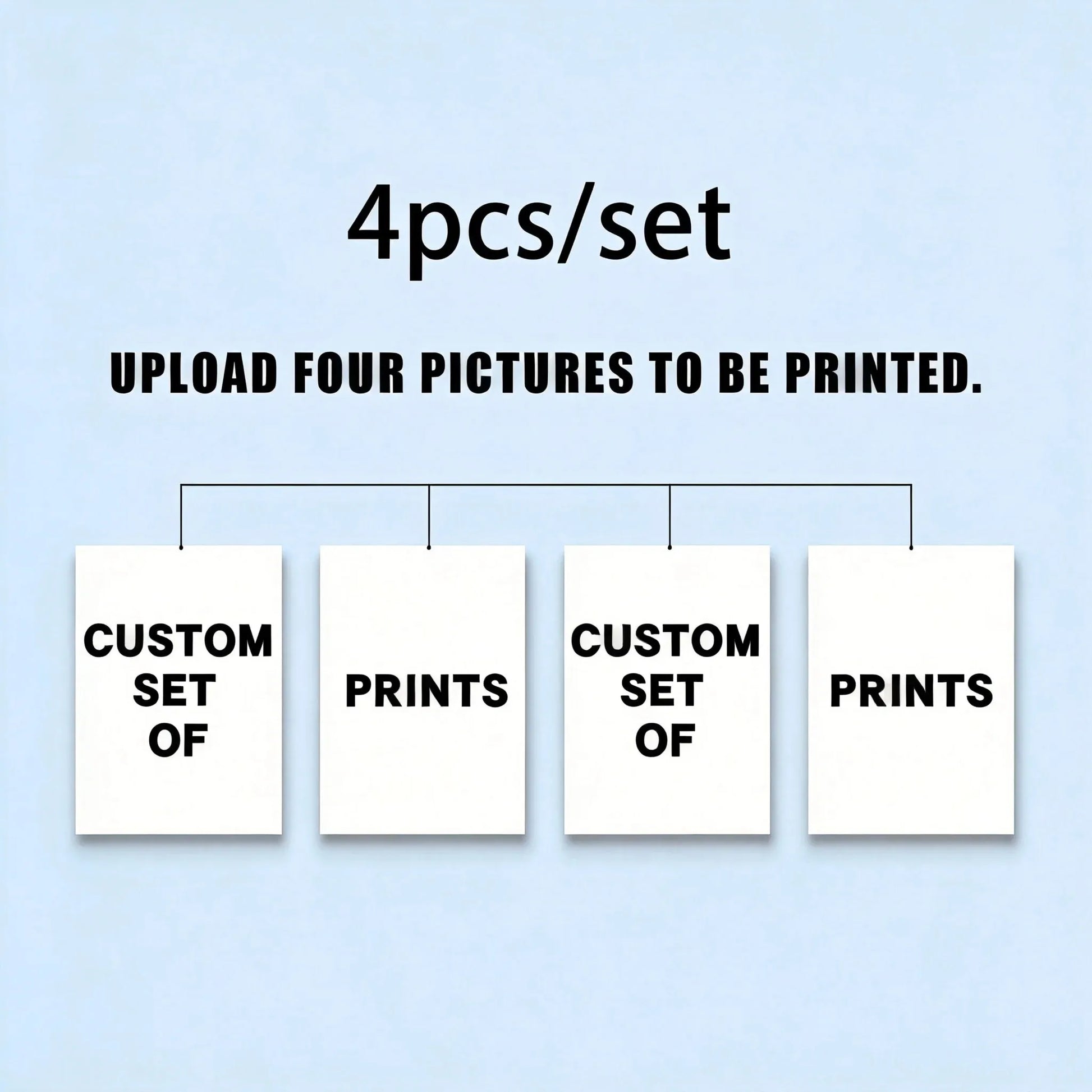Custom Canvas Prints Photo Wall Art Personalized Poster for Family Life Pets Anime Birthdays Weddings Scenery Home Decor Gift