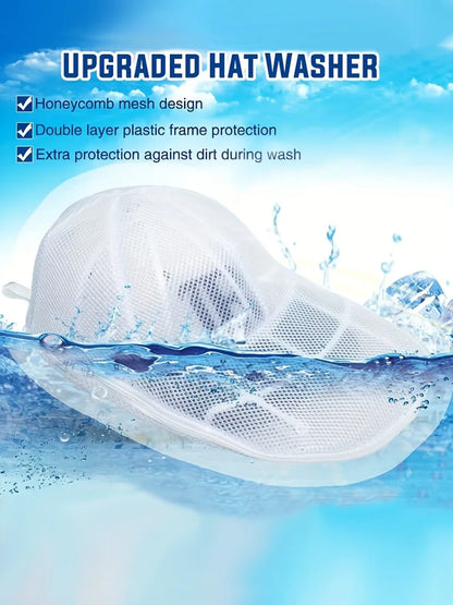 2Pcs/set Hat washing set, baseball duckbill cap, washing and sun drying integrated, non deformed machine wash protective rack