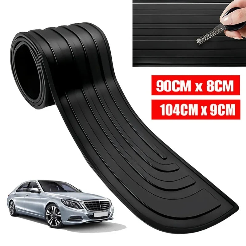 Universal ​Rear Bumper Guard PVC Rubber Protector Strip Car Trunk Door Sill Plate Protector For Bumper Reinforcement Decorati