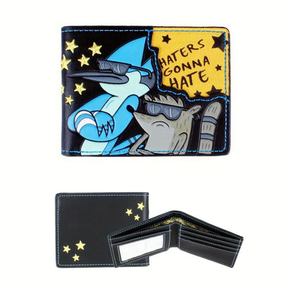 Cartoon Wallet Men's Wallet | Boy's Wallet | Haters Gonna Hate Embroidery. | Ideal Choice for Holiday Gifts