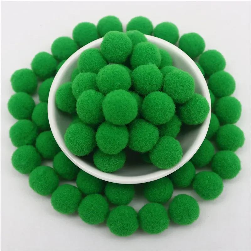 Pompon Balls 8mm 10mm 15mm 20mm 25mm 30mm Fluffy Pompoms Crafts Pompom Diy Handmade Kids Toy Wedding Decoration Craft Supplie