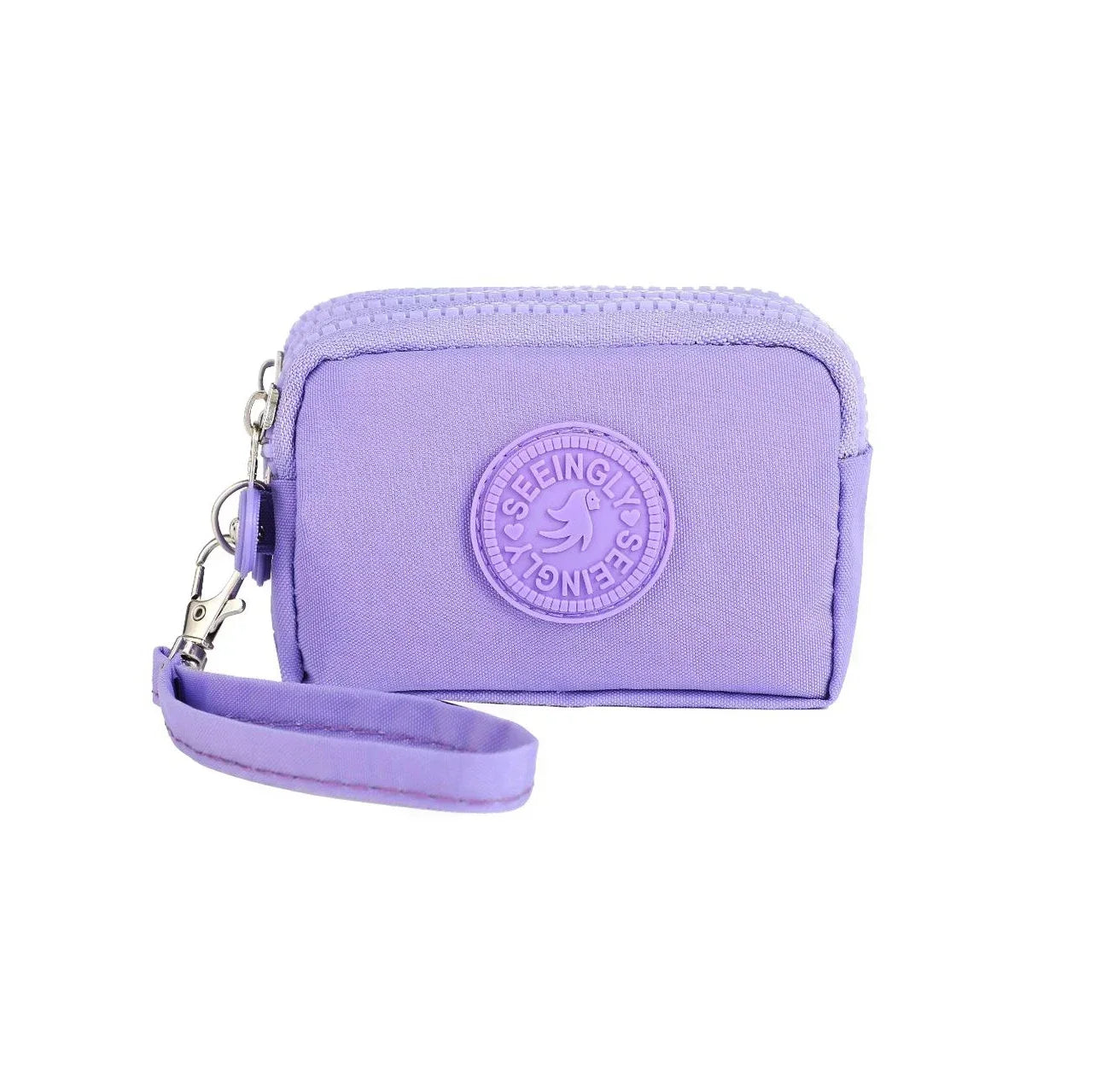 Mini Nylon Coin Purse Key Bag Women Wallets Zipper Waterproof Portable Three Layer Card Holder Female Girl Handbag Headphone 