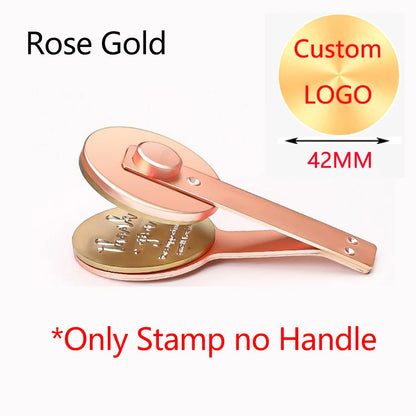 Embosser Stamp LOGO Customized Wedding Library Book Private Seals Customization Envelope Party Invitation Embossing Stamps DI