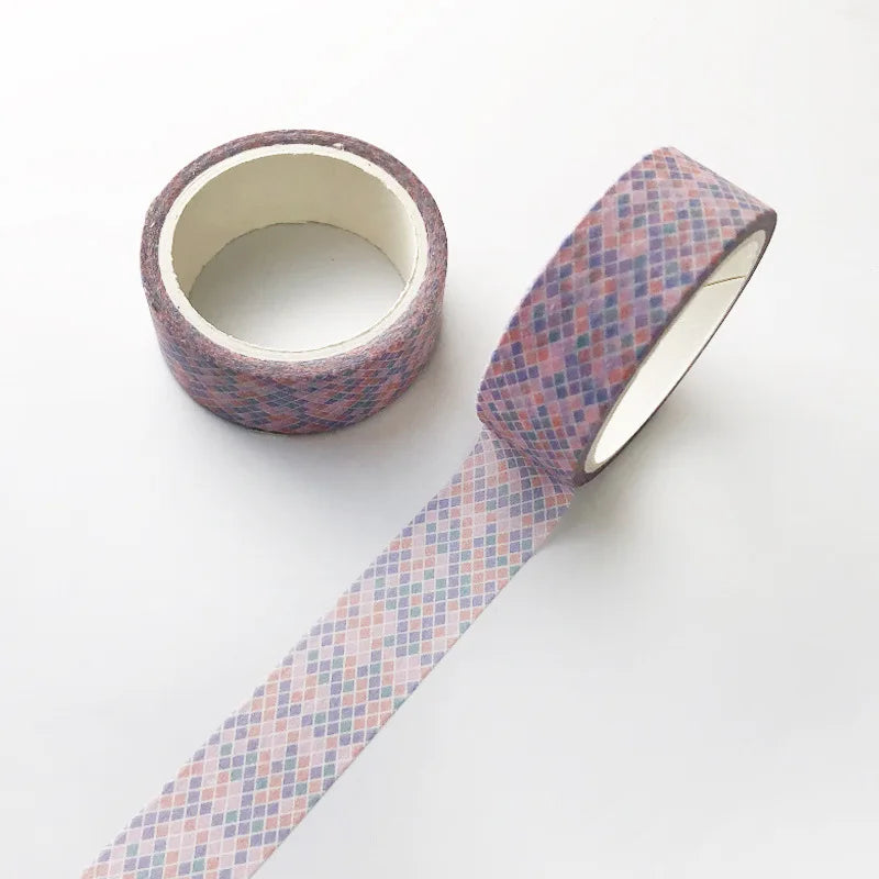 15mm x 5m Washi Tape Japanese Stationery Kawaii Pink Masking Tape Cute Scrapbooking Girl Gift Decoration School Office Suppli
