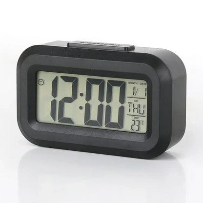 Digital Led Clock Household Bedside Battery Powered Multi-function Alarm Clock Desk Things for the Room Table Clocks Home Dec
