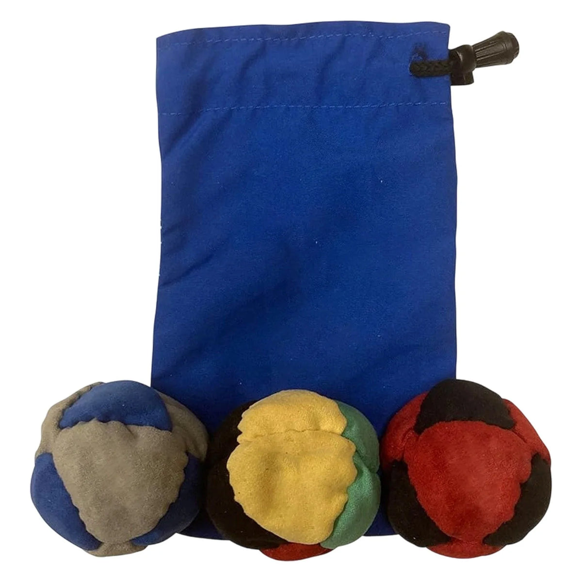 Classic Footbag Hacky Sack 3-Pack with Carry Pouch,Sand-Filled 8-Panel Synthetic Suede Footbag Set for Beginners &Player