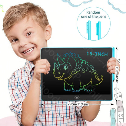 8/11/13/16 Inch LCD Drawing tablet Writing Board Kids Doodle Painting Handwriting Pad Toy for 3 4 5 6 7 8 Years Girls Boys Gi