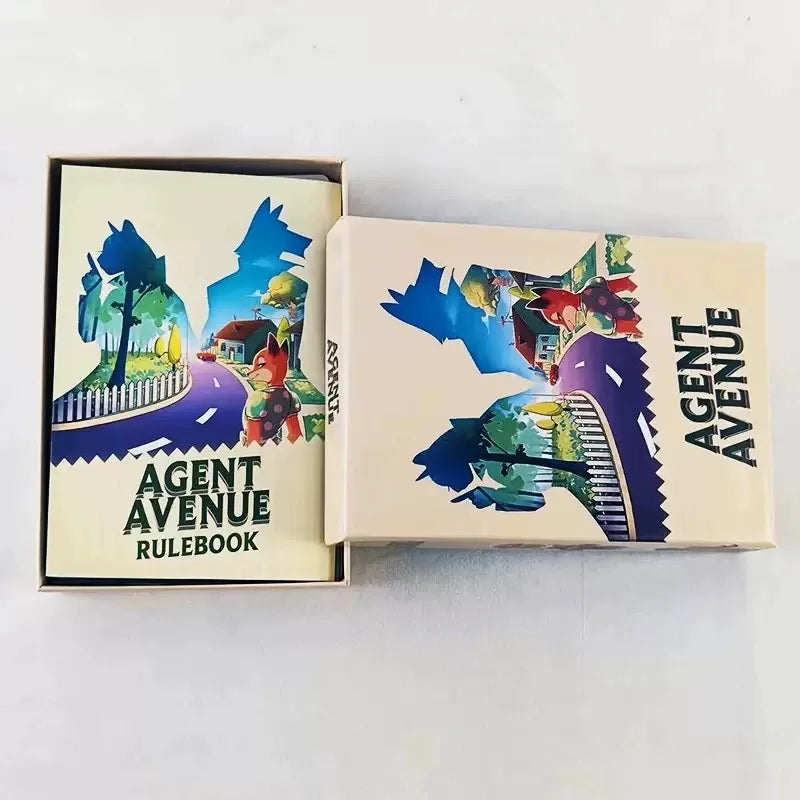 Agent Avenue Board Game English Version 2 Players Family Party Fun Tabletop Game for Friends - Light Yellow