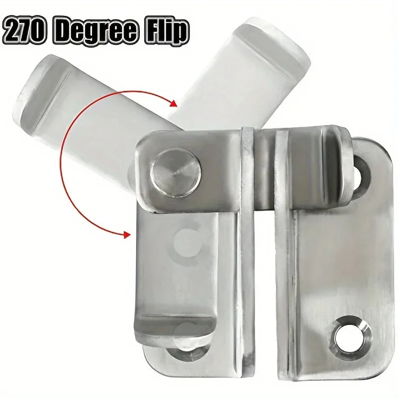 1pc Flip Latch Gate Latches Slide Bolt Latch Safety Door Lock Catch For Barn Cabinet Pet Cage Garden Bathroom Garage Window S