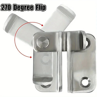 1pc Flip Latch Gate Latches Slide Bolt Latch Safety Door Lock Catch For Barn Cabinet Pet Cage Garden Bathroom Garage Window S