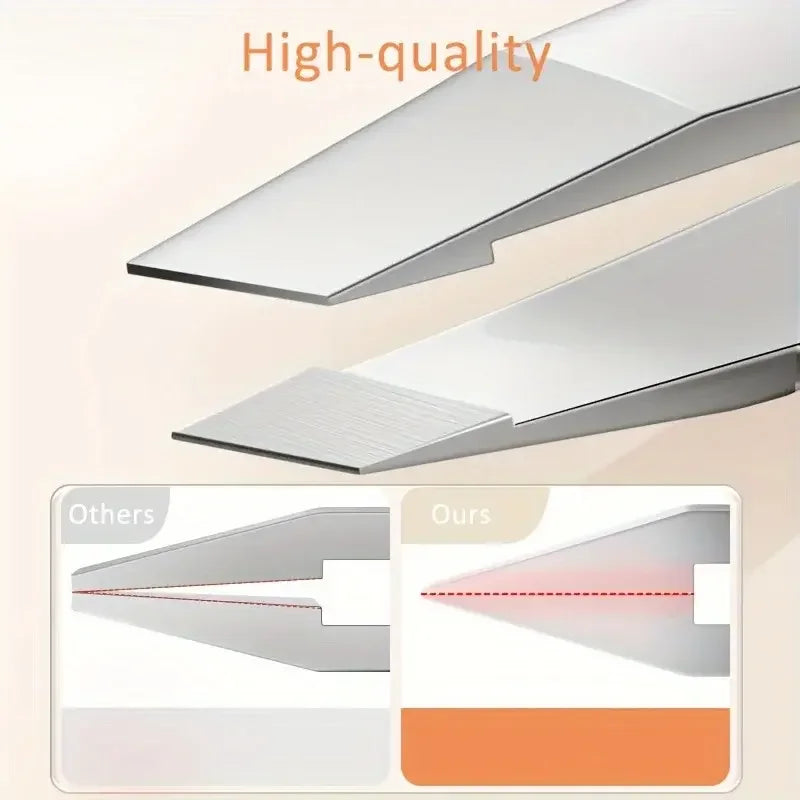 Ouriner Eyebrow Tweezers Set 4 Pcs Stainless Steel Eyebrow Forceps Professional Beauty Tool Set For Facial Hair Inward Growin