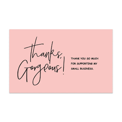 30/50Pcs Thank You Card Business Card Order Thank You Party Card for your support Small card Thank you - A / 30PCS-1Bag