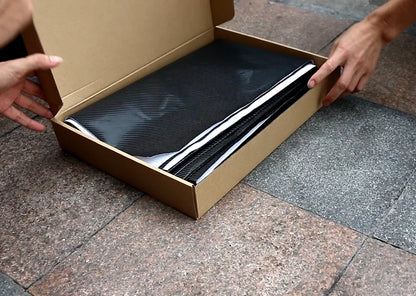 152cm*200cm 4D Carbon Fiber Vinyl Film Car Styling Wrapping Sheet Roll Film Automobiles DIY Car Hood Roof Stickers Accessorie
