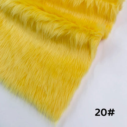 Fur Imitate Fabric 30x50cm Polyester Fiber Medium Thickness Woven Technics 2.5cm Long Fur Fabric Cosplay Fursuit Fur Material