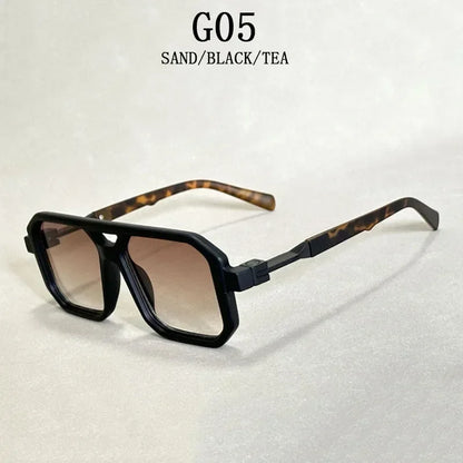 2025 Vintage Fashion Sun Protection Sunglasses for Men Square Shades Retro Flair Sunglasses Womens Trendy Shades Gafas De Sol