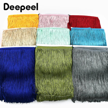 2/5/10M 30cm Long Fringe Tassels Lace Trim Dress Sewing Fringes for Curtain Tassel Decorative Trimming Stitching DIY Accessor
