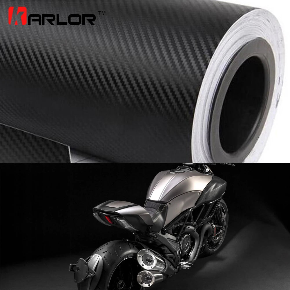 30x200cm Motorcycle 3D Carbon Fiber Vinyl Car Wrap Sheet Roll Film Stickers Decal Styling Auto Motorbike Motorcycle Accessori