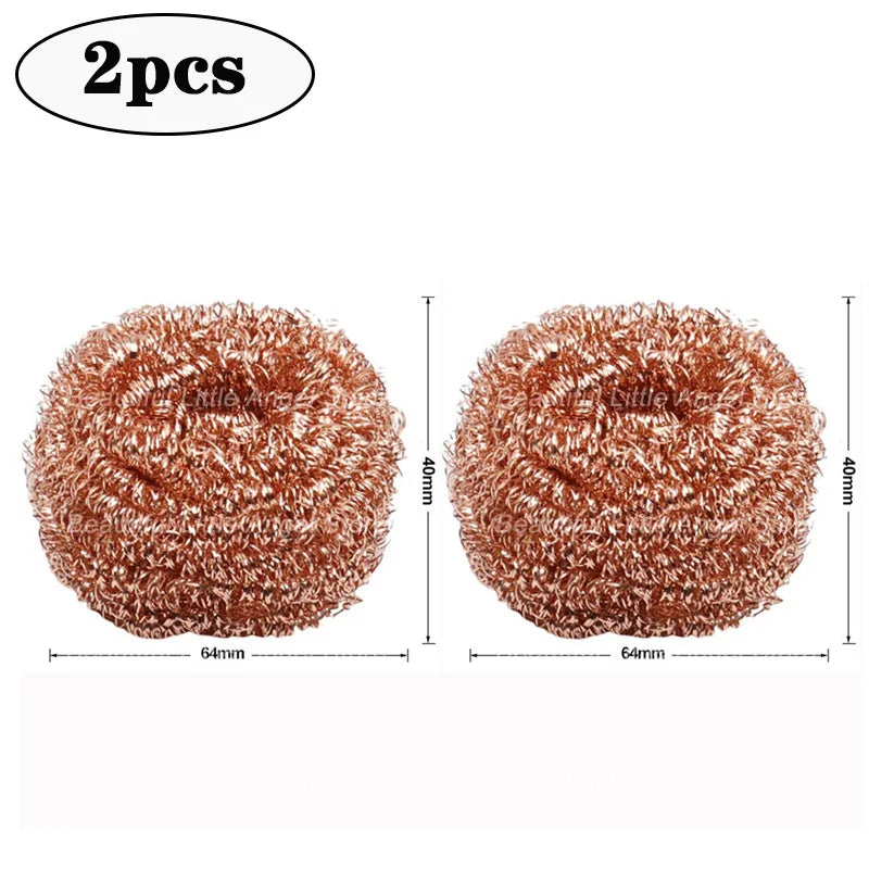 Desoldering Cleaning Ball Soldering Iron Mesh Filter Cleaning Nozzle Tip Copper Wire Cleaner Ball Metal Dross Box Clean Ball 