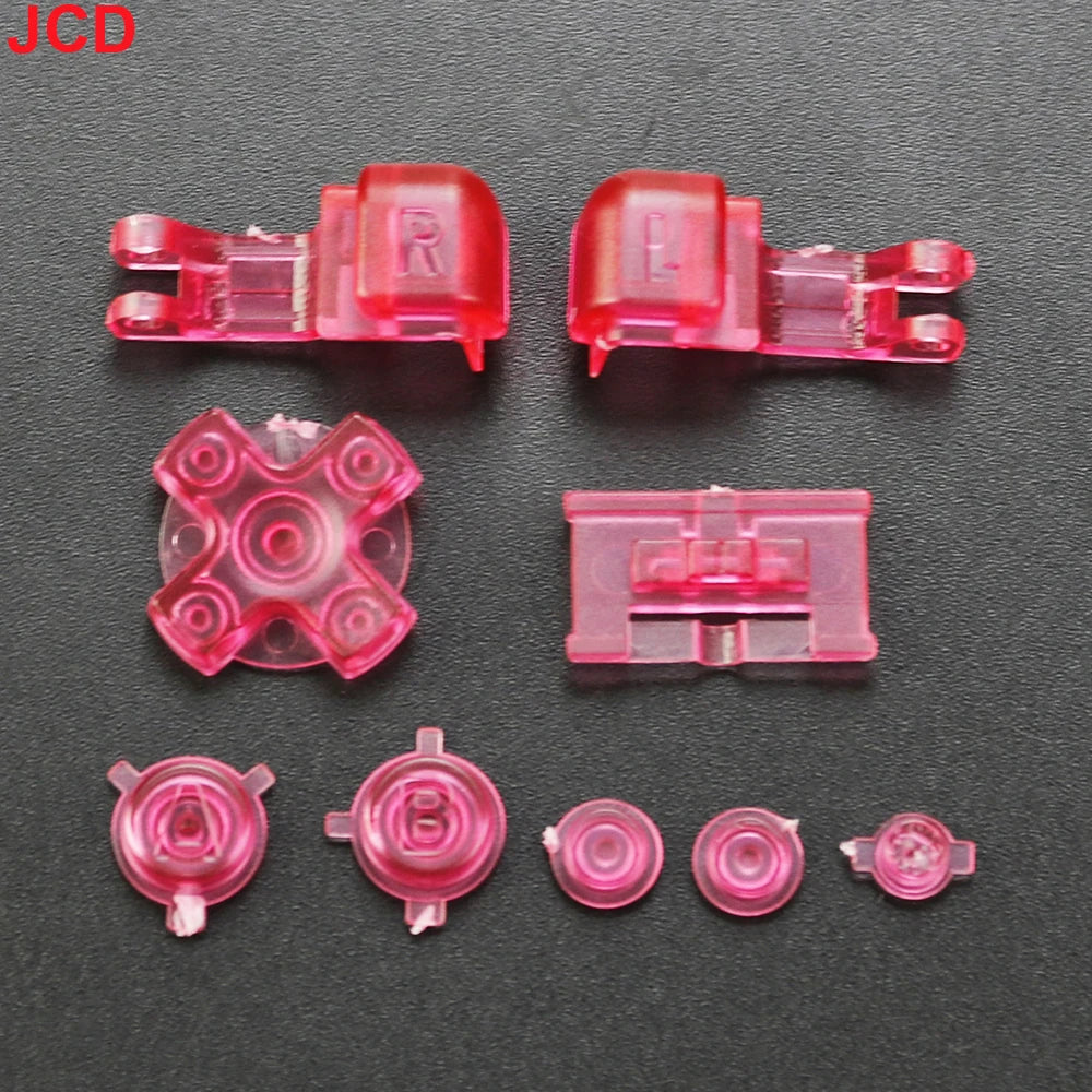 JCD 1set For GameBoy Advance SP GBA SP Plastic Full Button Set For GBA SP A B Select Start Power ON/OFF L R Buttons Kit D Pad