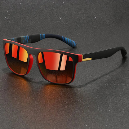 Fashion Vintage Square Sunglasses Men Women Fishing Driving Man Designer Sun Glasses Anti-Glare Retro Eyewear