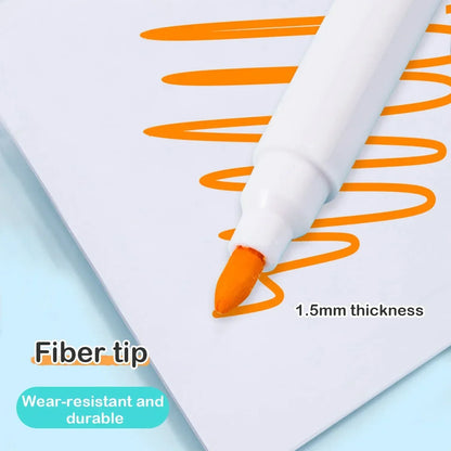 Magnetic Erasable Whiteboard Pen Color Options Blackboard Note Numbering Stationery Office Teaching Supplies for Classroom Us