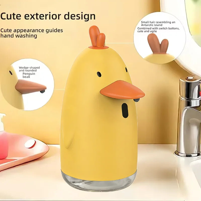 Automatic Soap Dispenser USB Charging Cute Cartoon Style Touchless Sensor Children Washing Hand Machine Soap Foam Dispenser