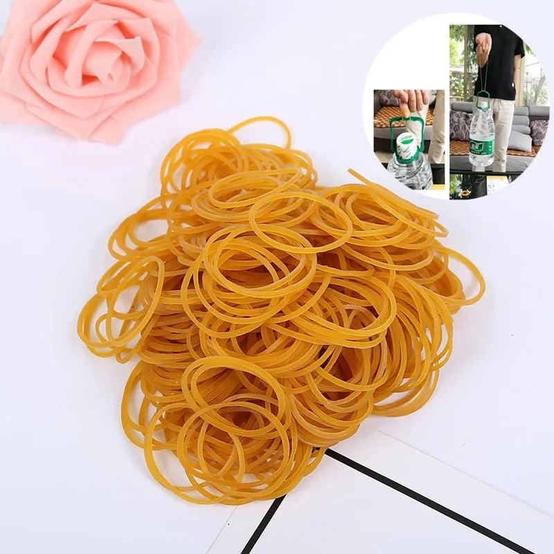 Elastic Rubber Bands Fasteners Elastic Bands Used for Office School Stationery Supplies Stretchable Sturdy Rubber Elastics Ba
