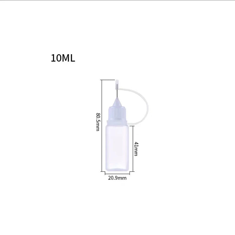 50ML Plastic Liquid Alcohol Bottle For Dispenser Rosin Solder Flux Paste For Phone PCB Cleaning Welding Repair Tools - 10ml B