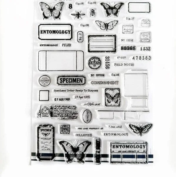 2026 New A6 Clear Stamps Identity Card Design DIY Scrapbook Journal Album Card Making Supplies - only stamp 2