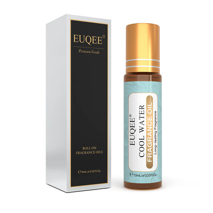 EUQEE 10ml Fragrance Oil Roll-On Long Lasting Scent La Vie Est Belle CHANCE Jadore Cotton Strawberry Mango for Diffuser Burne