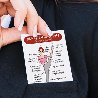 40pcs Yoga Poses Guide Cards,Step-By-Step Detailed Instruction Tool For Yoga,For Yoga Studios,Home Training,Gift Cards For Wo