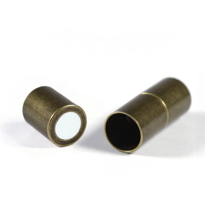 5 Sets/Lot 5 6 8 10 12 14mm Gold Color Strong Magnetic Clasps for Jewelry Making DIY Leather Cord Bracelet Connectors